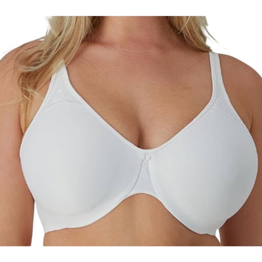 Bali Minimizer Underwire Bra 3385 White Womens 40DD